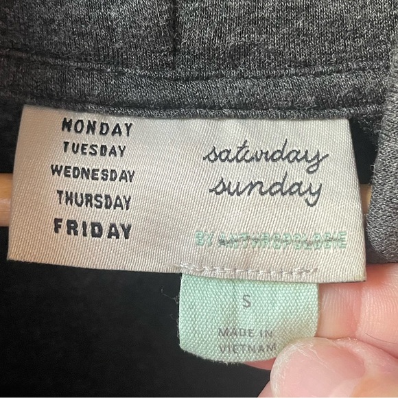 Anthropologie Saturday Sunday Dress Cozy and Unique A Line Cowl Neck Size Small - Picture 10 of 10